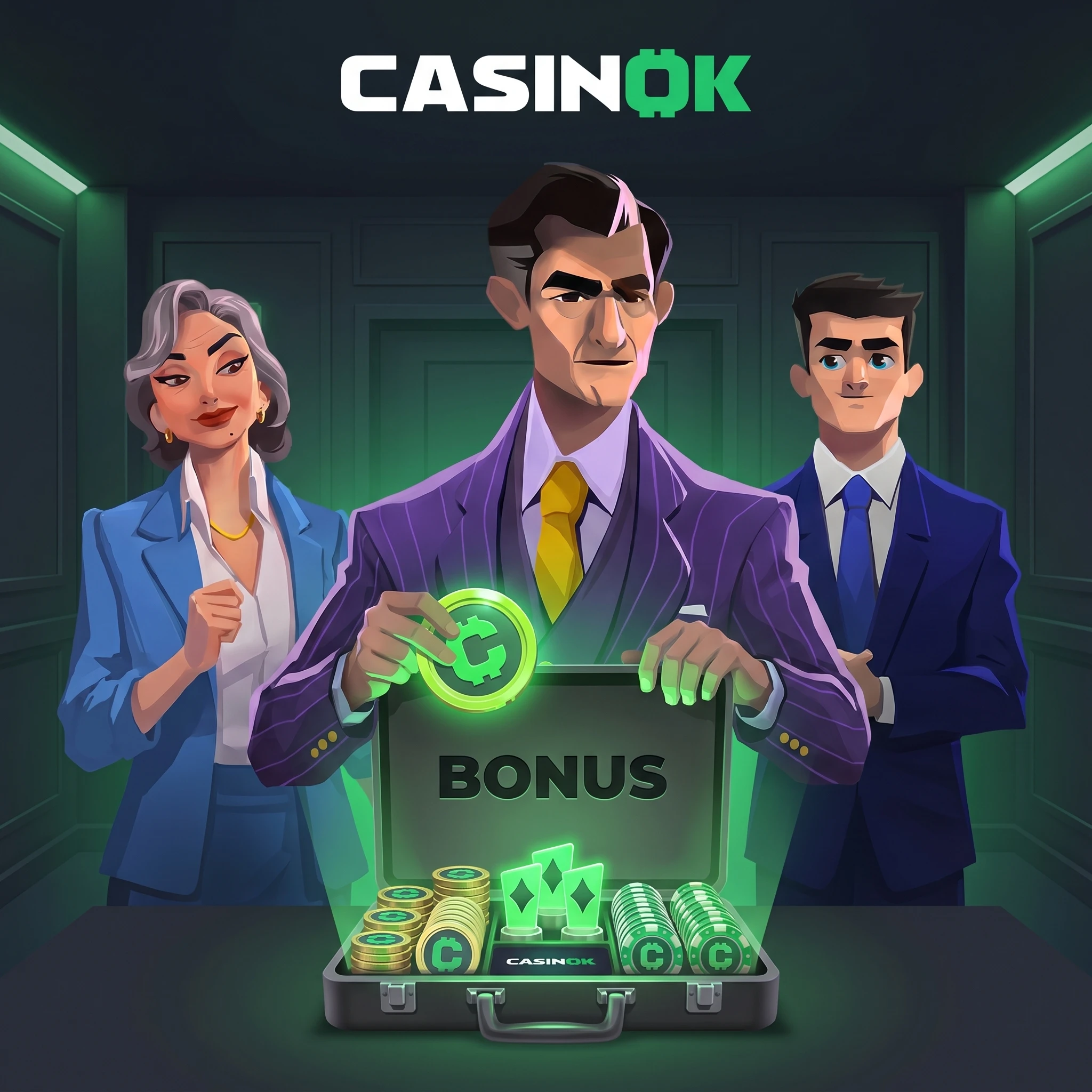 Zespół CasinOK prezentuje bonus powitalny